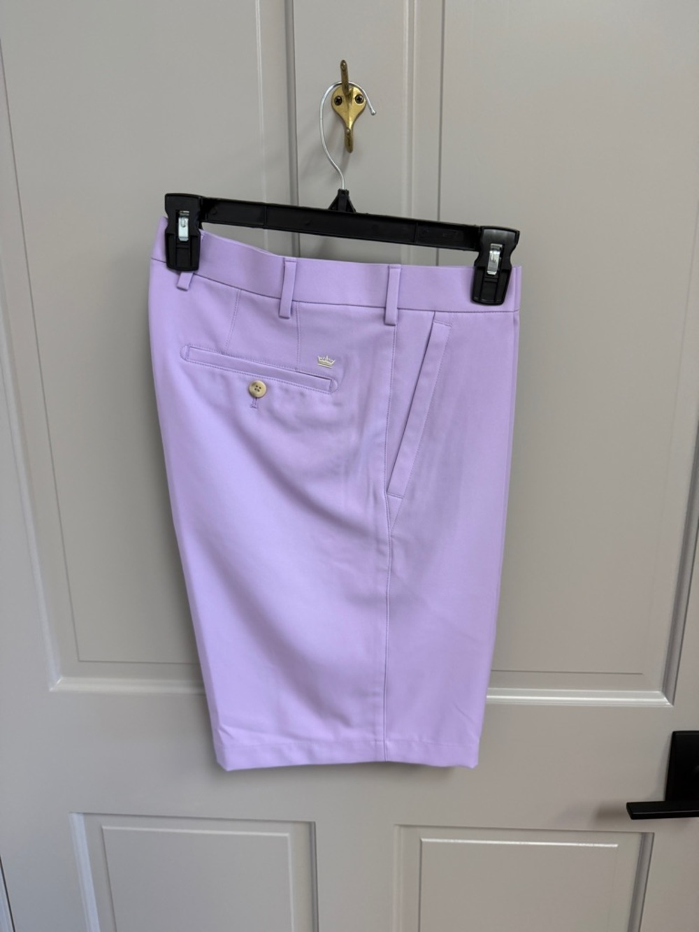 Peter Millar Lavender Performance Flat-Front Golf Shorts - Never Worn